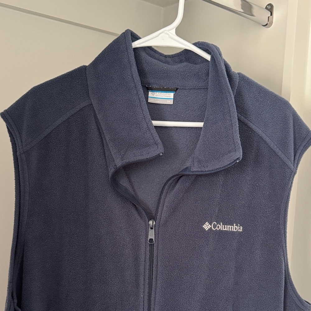 Columbia Navy Fleece Vest